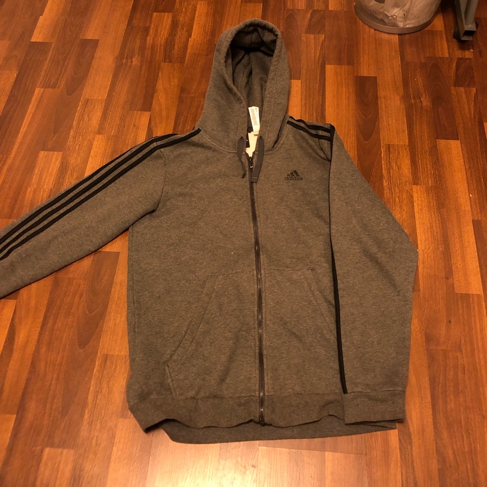 Adidas Track Jacket Full Zip Mens Large
